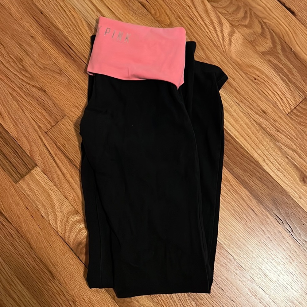 VS PINK bootcut leggings/yoga pants